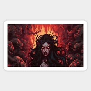 Lilith Demon Witch Magnet